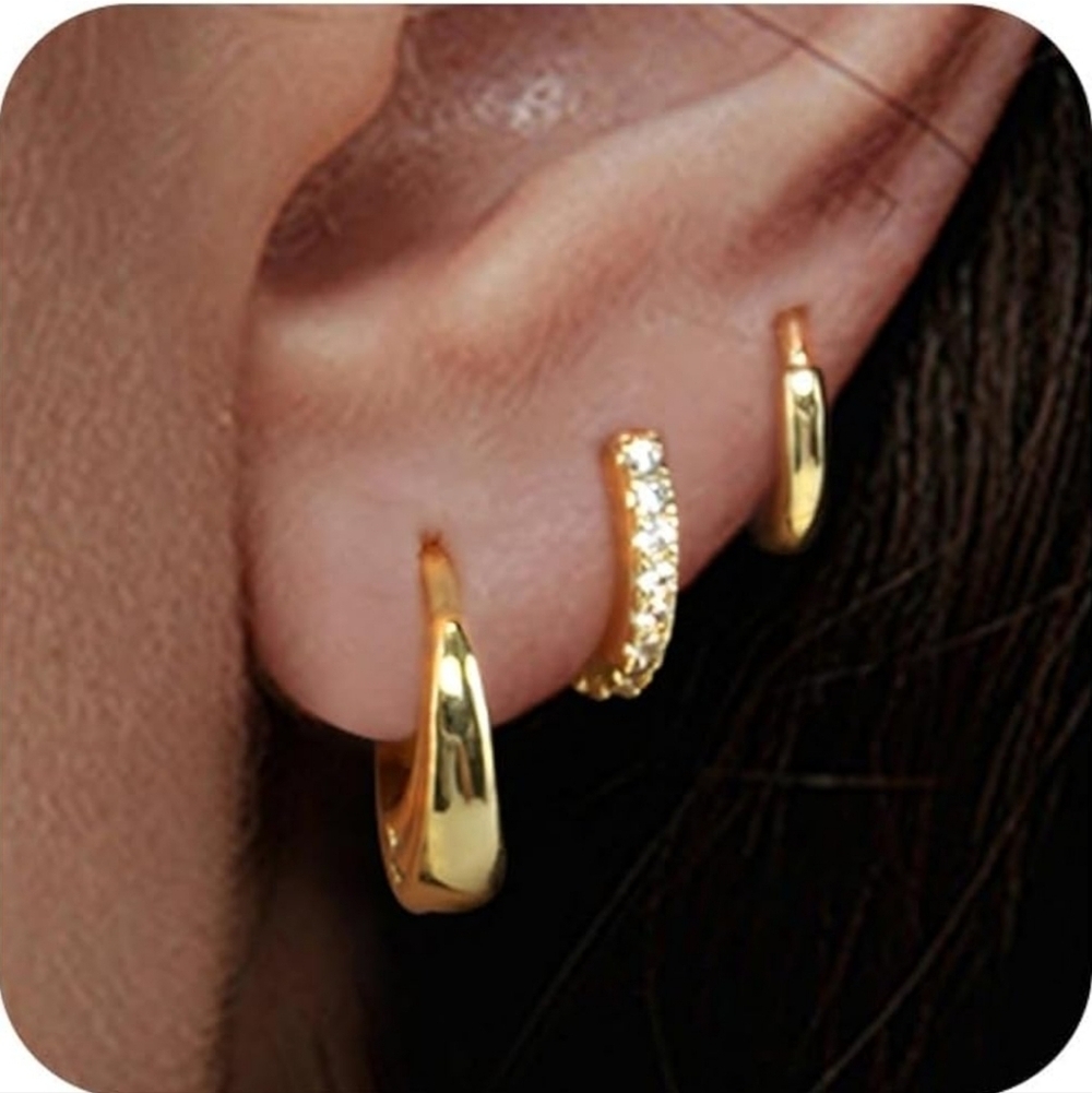 Elegant Gold Hoop Earrings